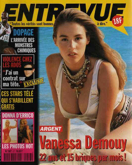 ENTREVUE magazine side cover Issue 57 April 1997