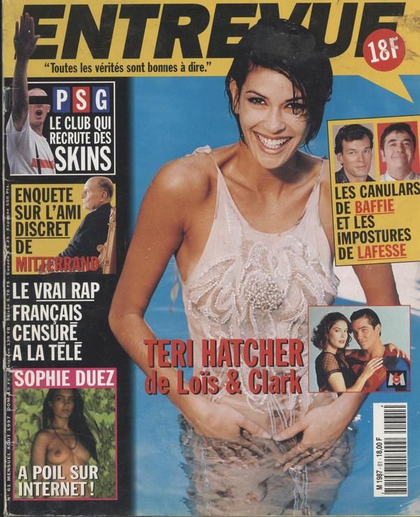 ENTREVUE magazine side cover Issue 61 August 1997