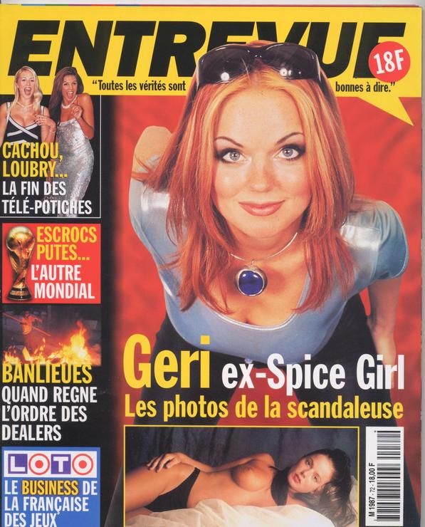 ENTREVUE magazine side cover Issue 72 July 1998