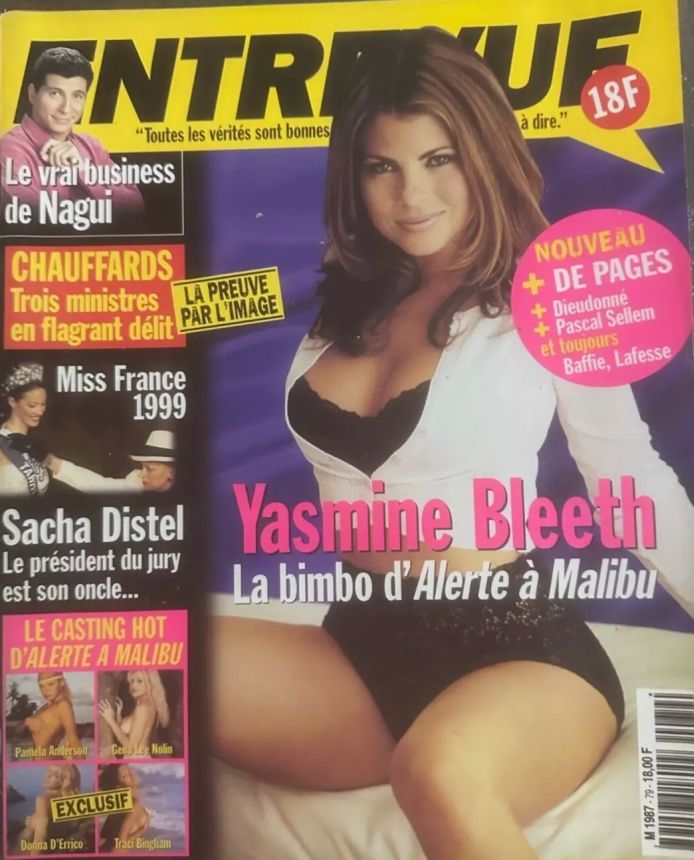 ENTREVUE magazine side cover Issue 79 February 1999