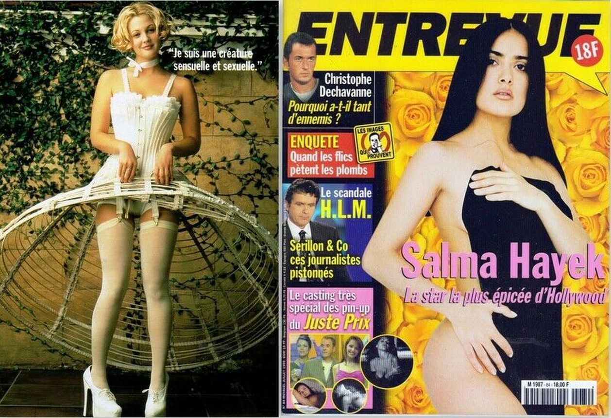 ENTREVUE magazine side cover Issue 84 July 1999