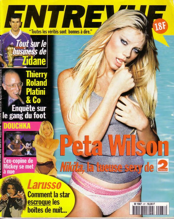 ENTREVUE magazine side cover Issue 87 October 1999
