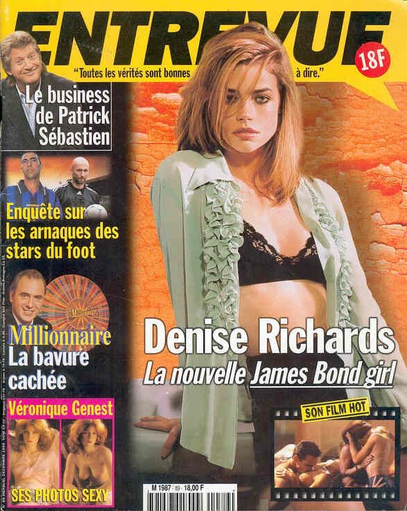 ENTREVUE magazine side cover Issue 89 December 1999