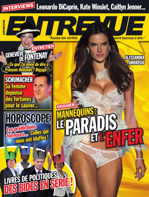 ENTREVUE magazine side cover Issue 282 February 2016