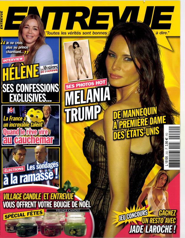 ENTREVUE magazine side cover Issue 292 December 2016