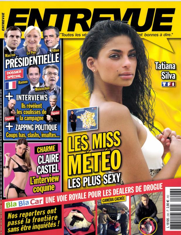 ENTREVUE magazine side cover Issue 296 March 2017