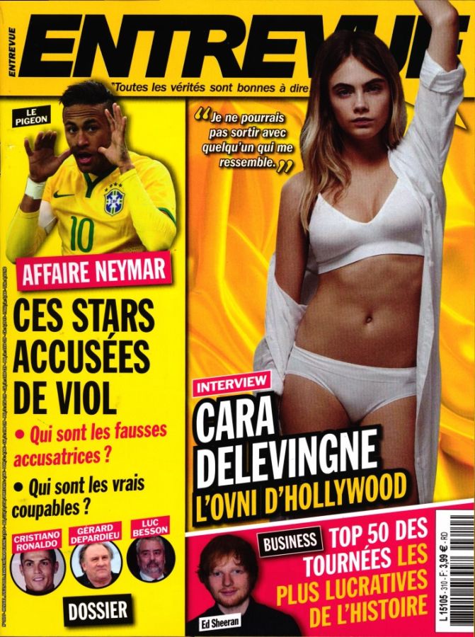 ENTREVUE magazine side cover Issue 310  June 2019