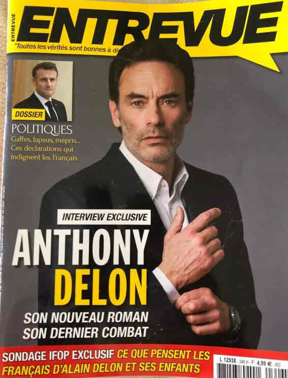ENTREVUE magazine side cover Issue 346  April 2024