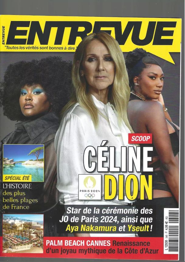 ENTREVUE magazine side cover Issue 348  July/August 2024