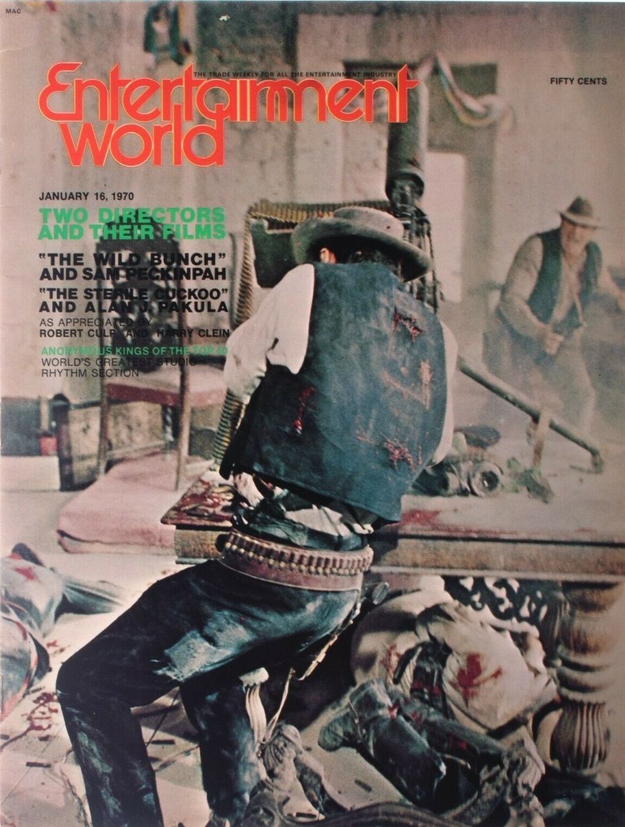 ENTERTAINMENT WORLD magazine side cover  Vol 2 # 2 16 January 1970