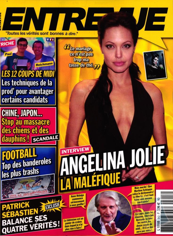 ENTREVUE magazine side cover Issue 313  September 2019