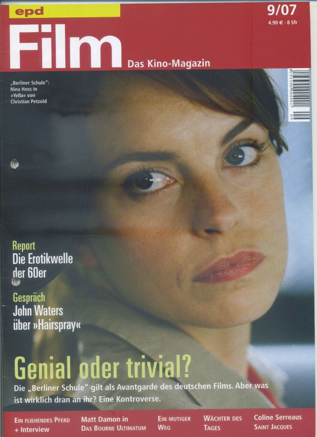 EPD FILM magazine side cover Issue 9 September 2007
