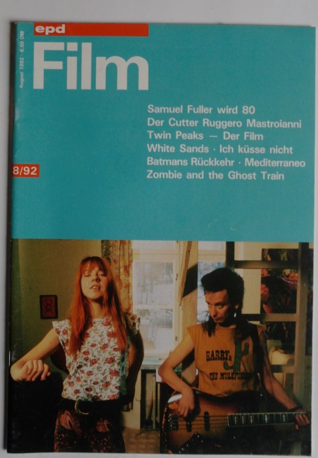EPD FILM magazine side cover Issue 8 August 1992