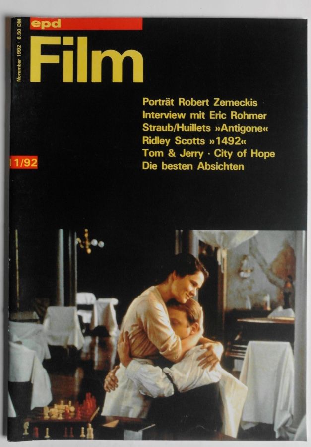 EPD FILM magazine side cover Issue 11 November 1992