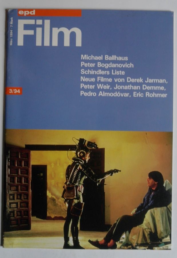 EPD FILM magazine side cover Issue 3 March 1994