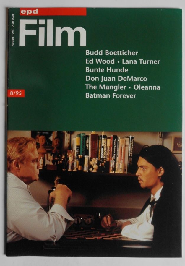 EPD FILM magazine side cover Issue 8 August 1995