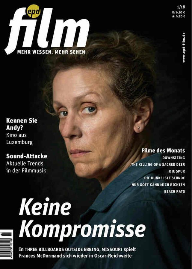 EPD FILM magazine side cover Issue 1  January 2018