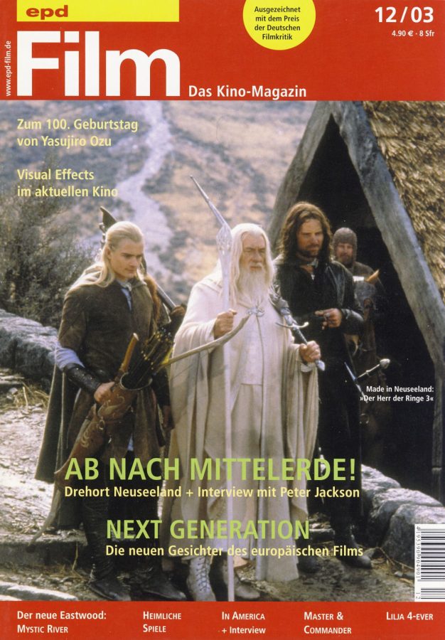 EPD FILM magazine side cover Issue 12 December 2003