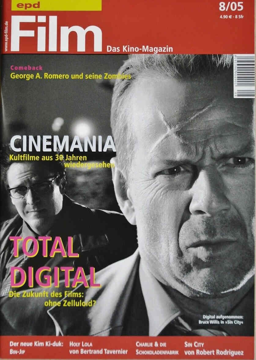EPD FILM magazine side cover Issue 8 August 2005