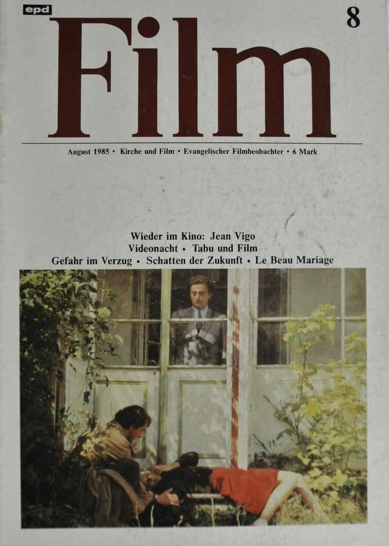 EPD FILM magazine side cover Issue 8 August 1985