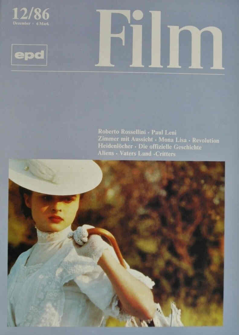 EPD FILM magazine side cover Issue 12 December 1986