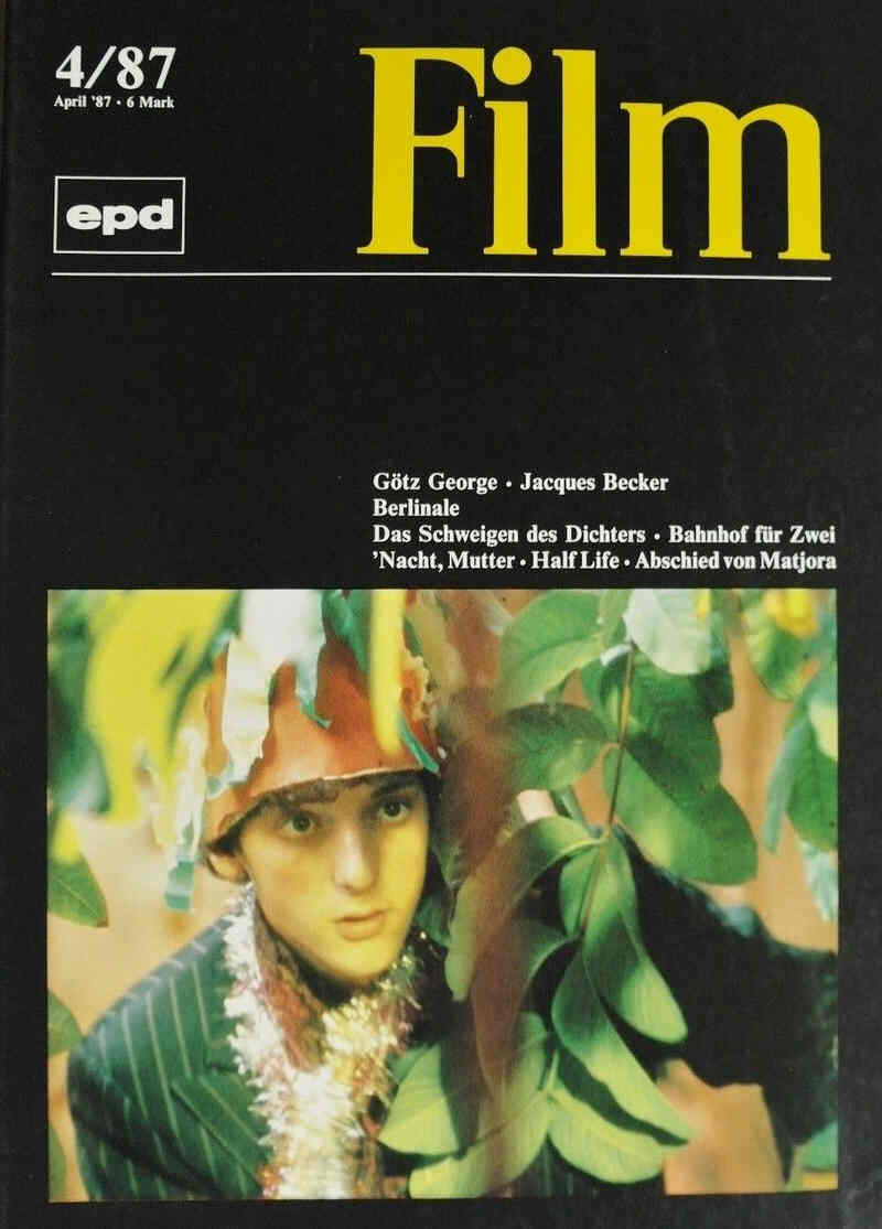 EPD FILM magazine side cover Issue 4 April 1987