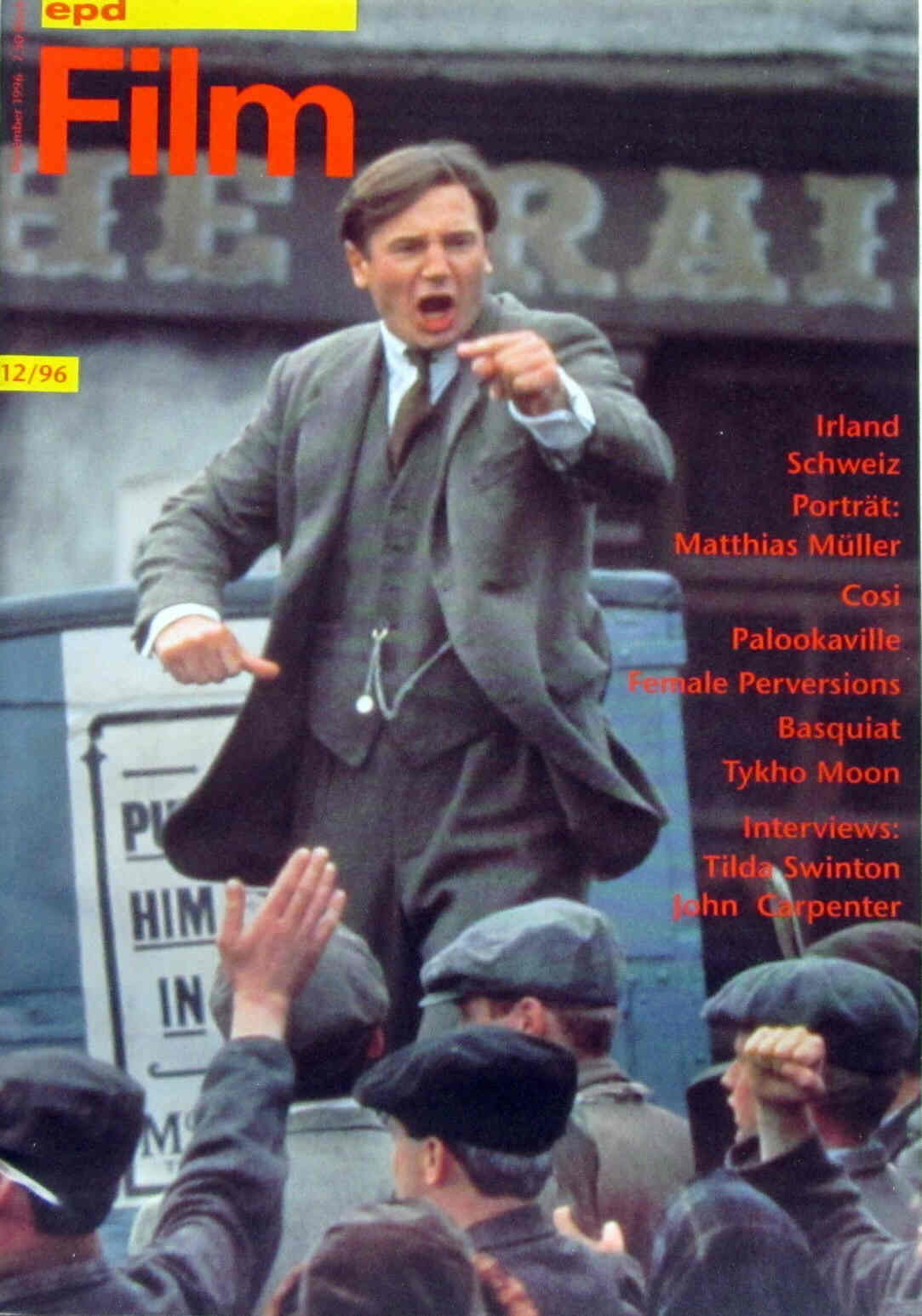 EPD FILM magazine side cover Issue 12 December 1996