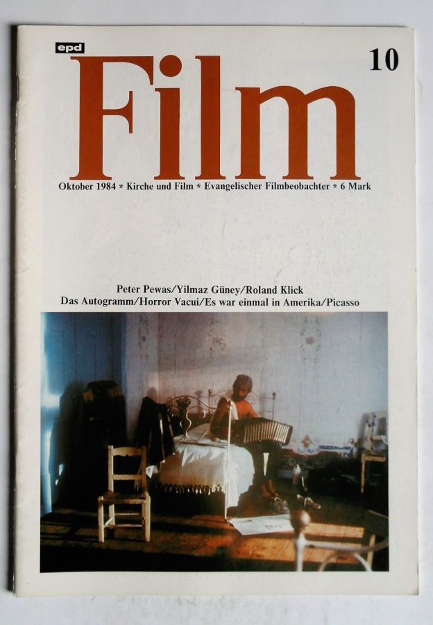 EPD FILM magazine side cover Issue 10  October 1984