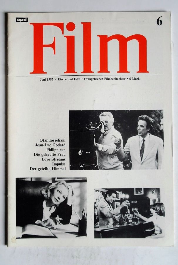 EPD FILM magazine side cover Issue 6 June 1985