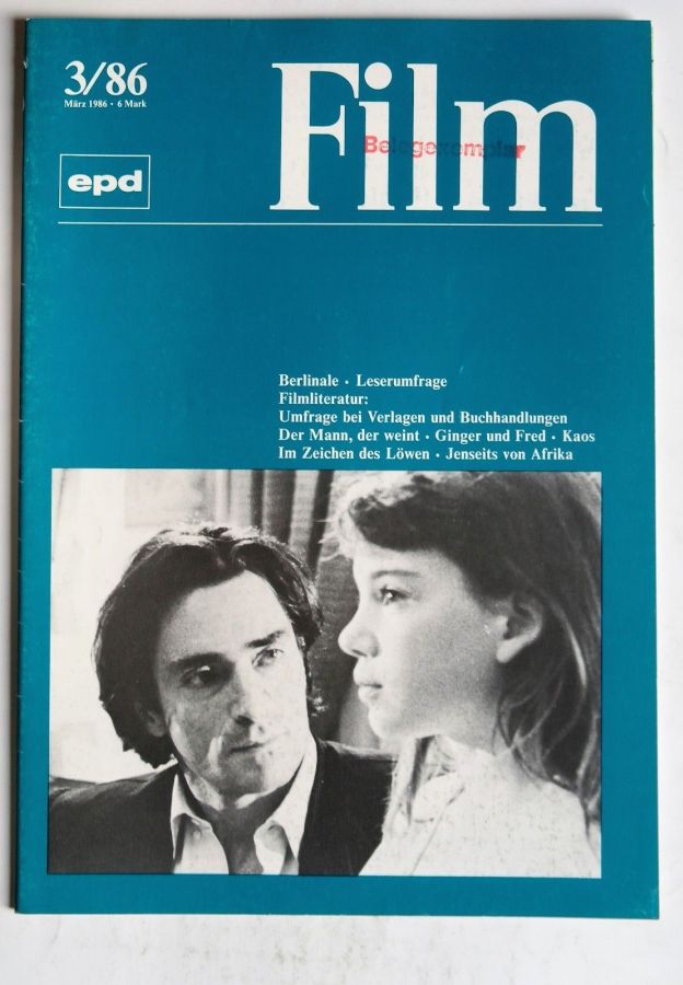 EPD FILM magazine side cover Issue 3 March 1986