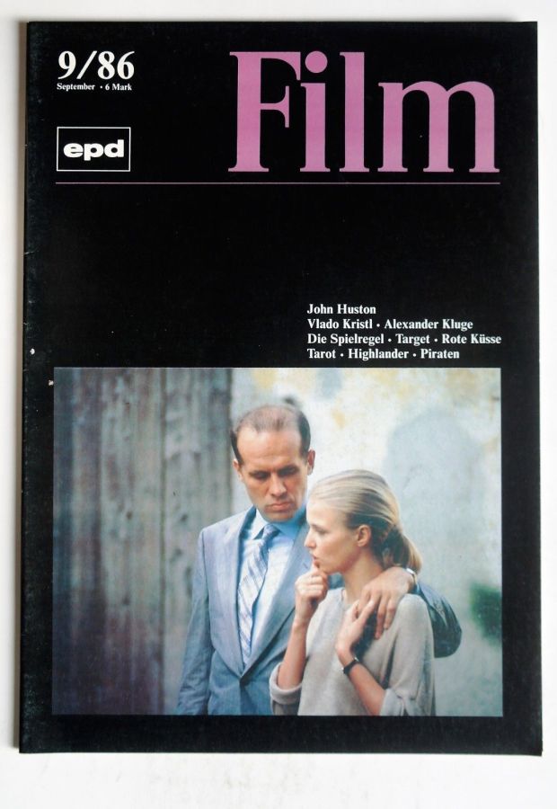 EPD FILM magazine side cover Issue 9 September 1986