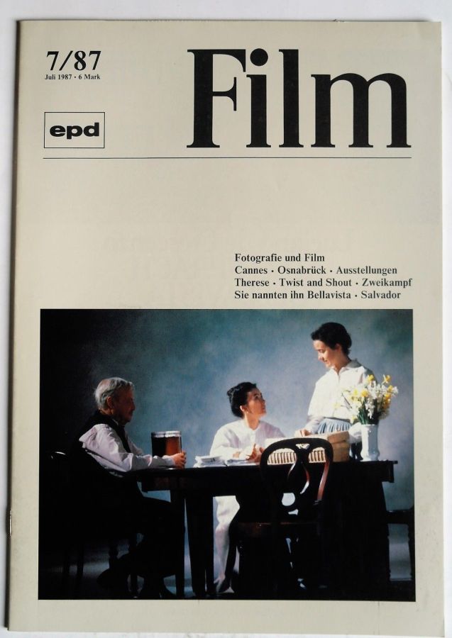 EPD FILM magazine side cover Issue 7 July 1987