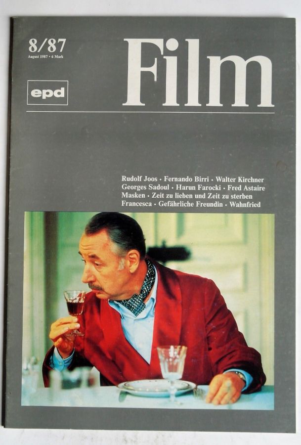 EPD FILM magazine side cover Issue 8 August 1987