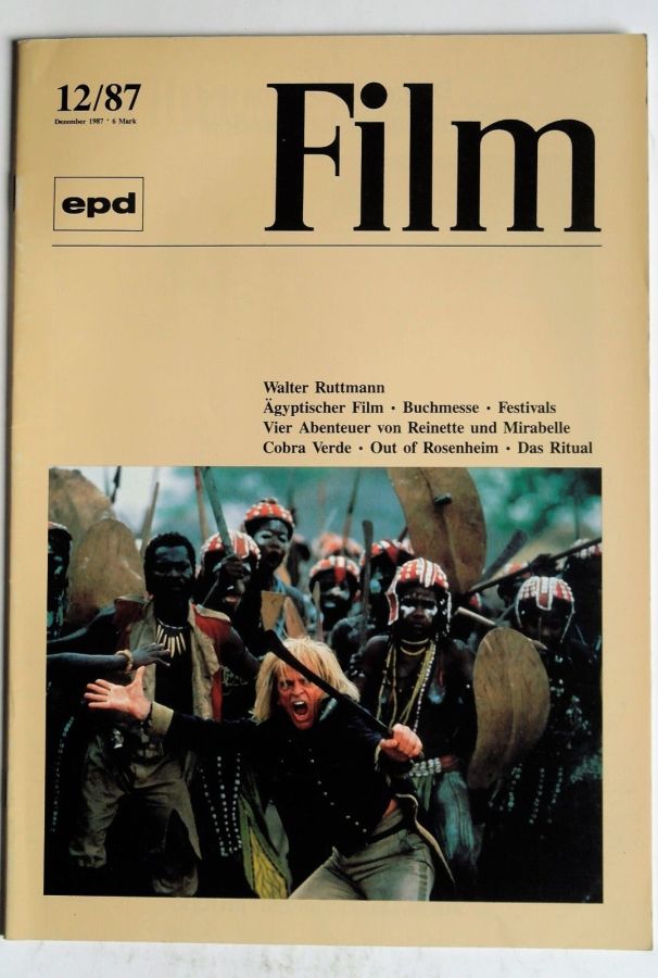 EPD FILM magazine side cover Issue 12 December 1987
