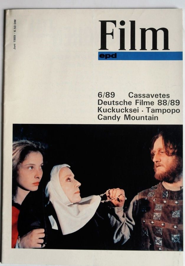 EPD FILM magazine side cover Issue 6 June 1989