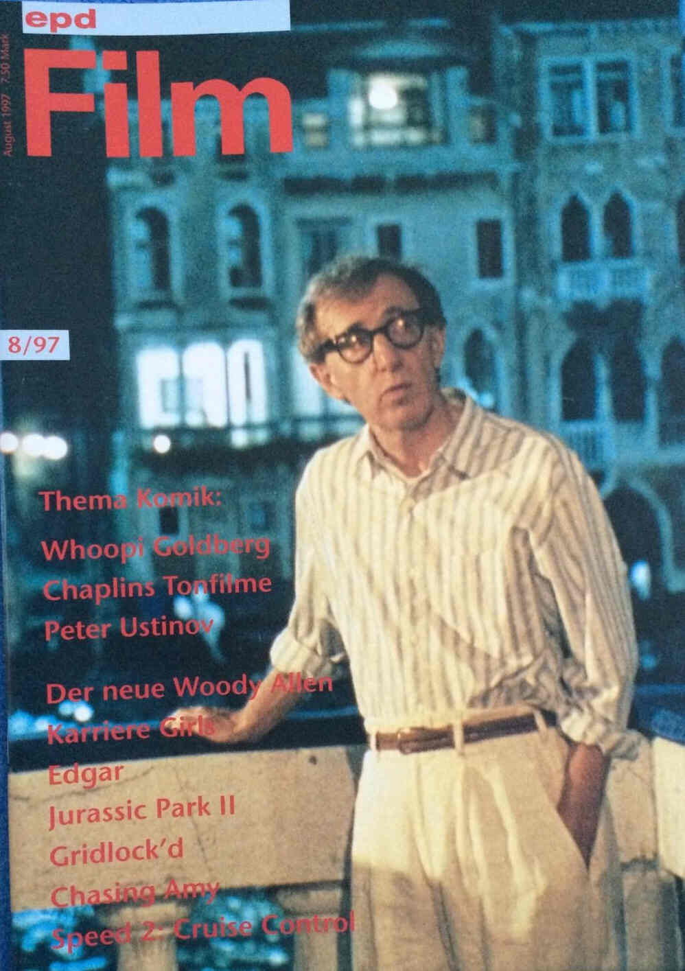 EPD FILM magazine side cover Issue 8 August 1997
