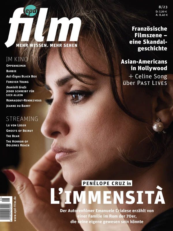 EPD FILM magazine side cover  August 2023