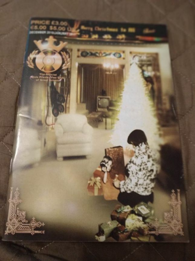 OFFICIAL ELVIS PRESLEY FAN CLUB magazine side cover  December 2010/ January 2011 