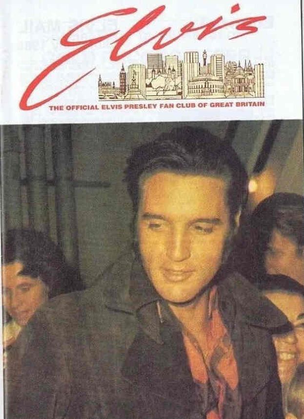 OFFICIAL ELVIS PRESLEY FAN CLUB magazine side cover  June/July 1988