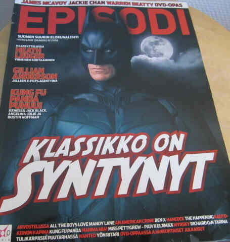 EPISODI magazine side cover August 2008