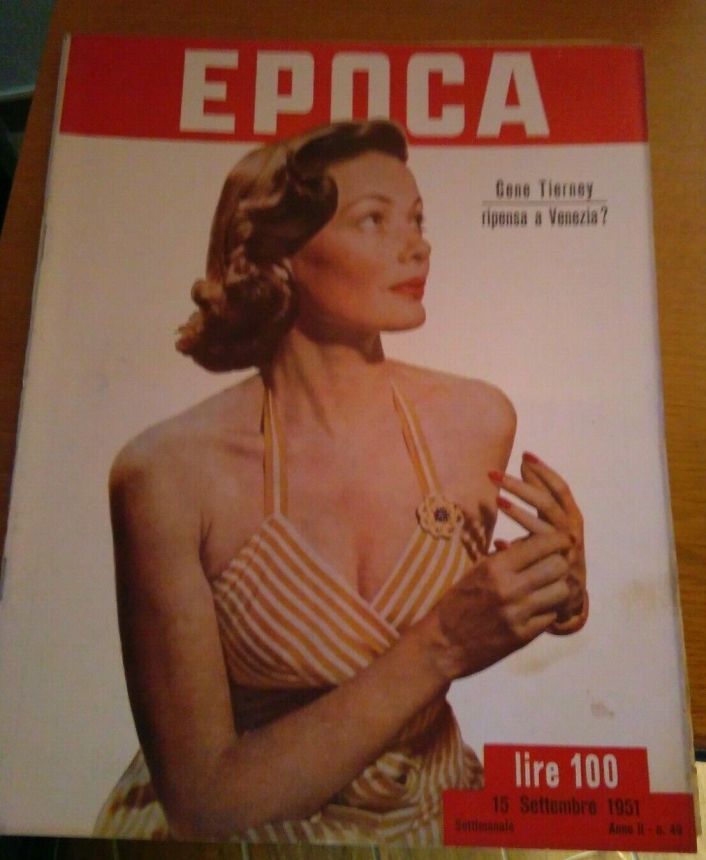 EPOCA magazine side cover Issue 49 15 September 1951