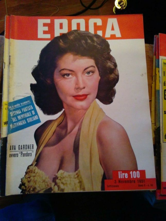 EPOCA magazine side cover Issue 56 3 November 1951