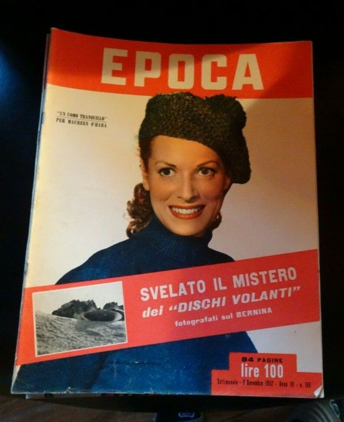 EPOCA magazine side cover Issue 109 8 November 1952