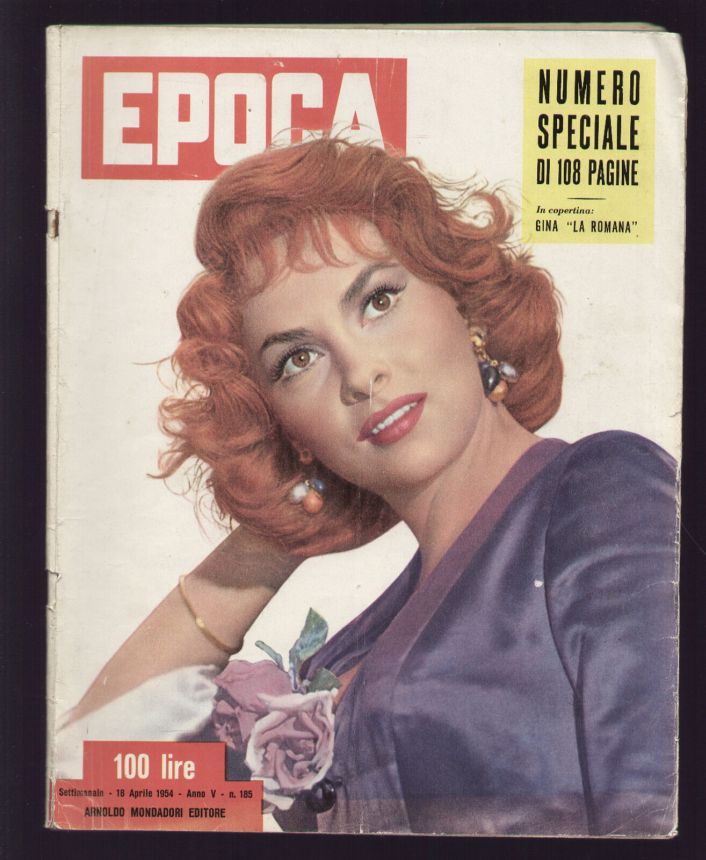 EPOCA magazine side cover Issue 185 18 April 1954