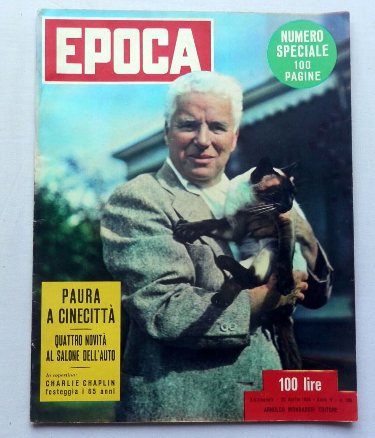 EPOCA magazine side cover Issue 186 25 April 1954
