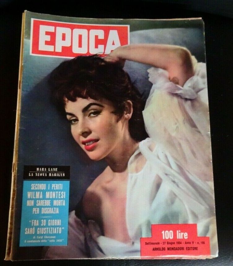 EPOCA magazine side cover Issue 195 27 June 1954