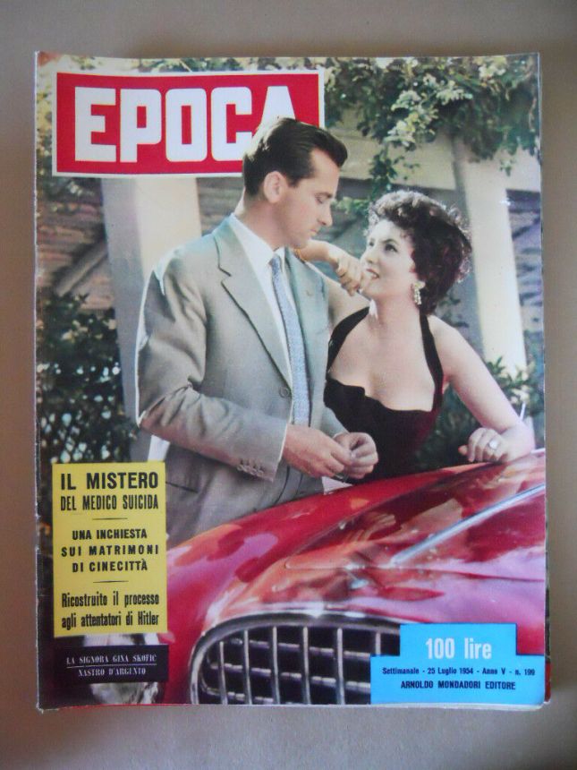 EPOCA magazine side cover Issue 199 25 July 1954