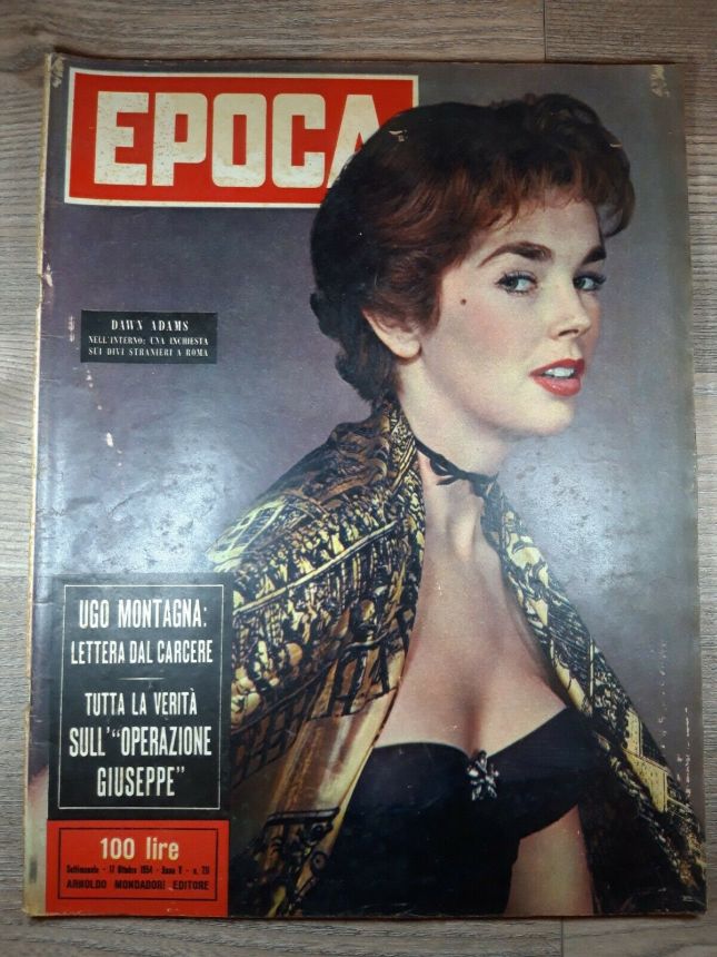 EPOCA magazine side cover Issue 211 17 October 1954