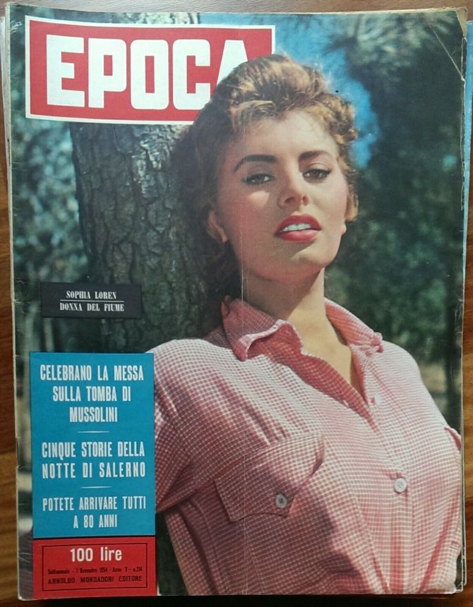 EPOCA magazine side cover Issue 214 7 November 1954