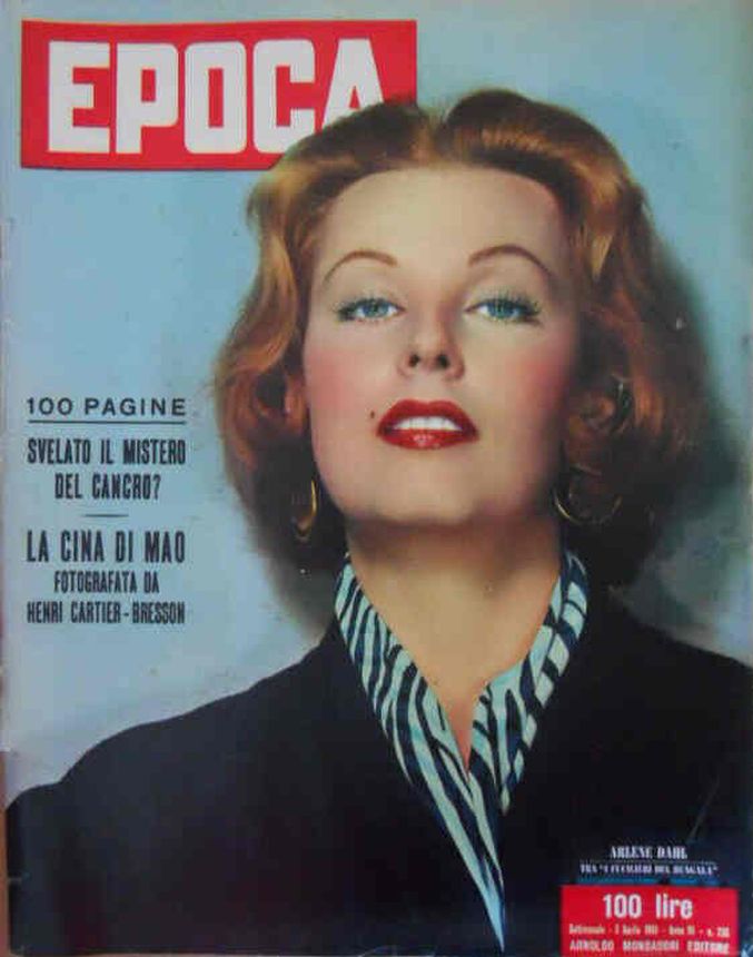 EPOCA magazine side cover Issue 235 3 April 1955